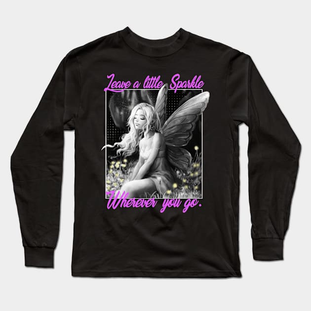 Leave a little sparkle wherever you go Long Sleeve T-Shirt by GothicDesigns